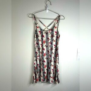 Tart Intimates Floral Striped Mini Dress – Size Small